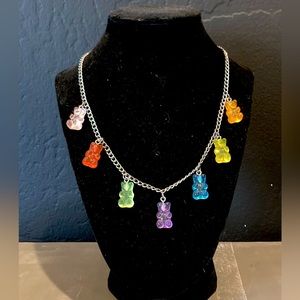 Gummy Bear Necklace & Hair clip set